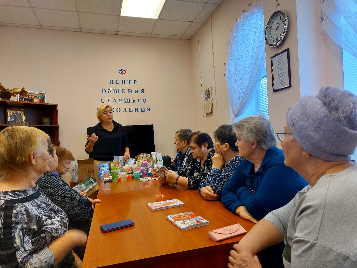 Сегодня в Центре общения старшего поколения в Большеберезниковском районе.