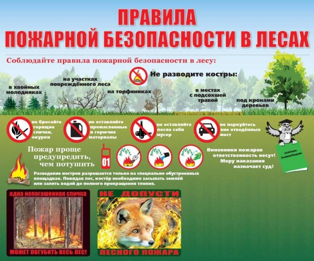 Администрация информирует о правилах пожарной безопасности..