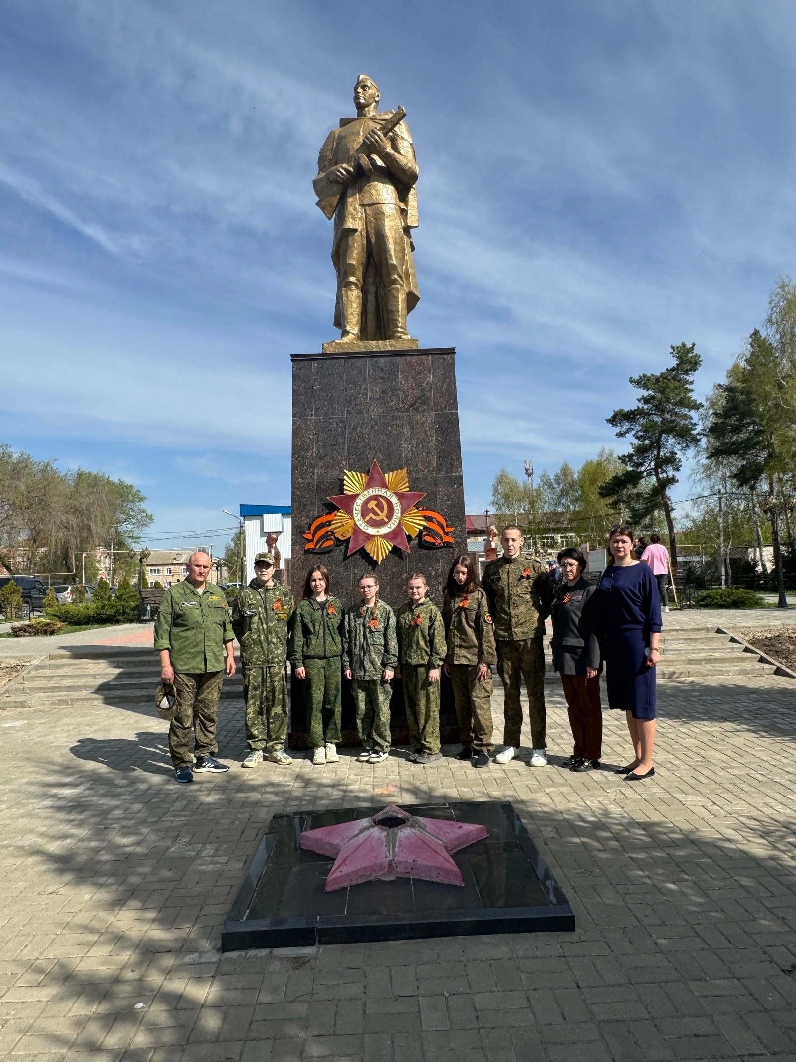 В Большеберезниковском районе стартовала Всероссийская патриотическая акция &quot;Георгиевская ленточка&quot;.