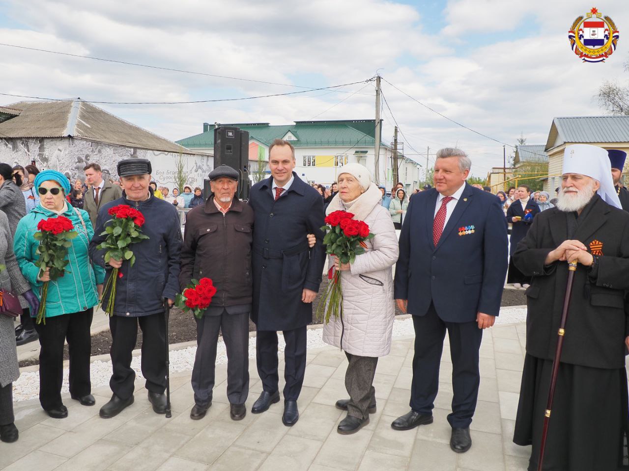 В с.Большие Березники 29 апреля открыли мемориальный комплекс в память о подвиге тружеников тыла, строителей «Сурского рубежа».